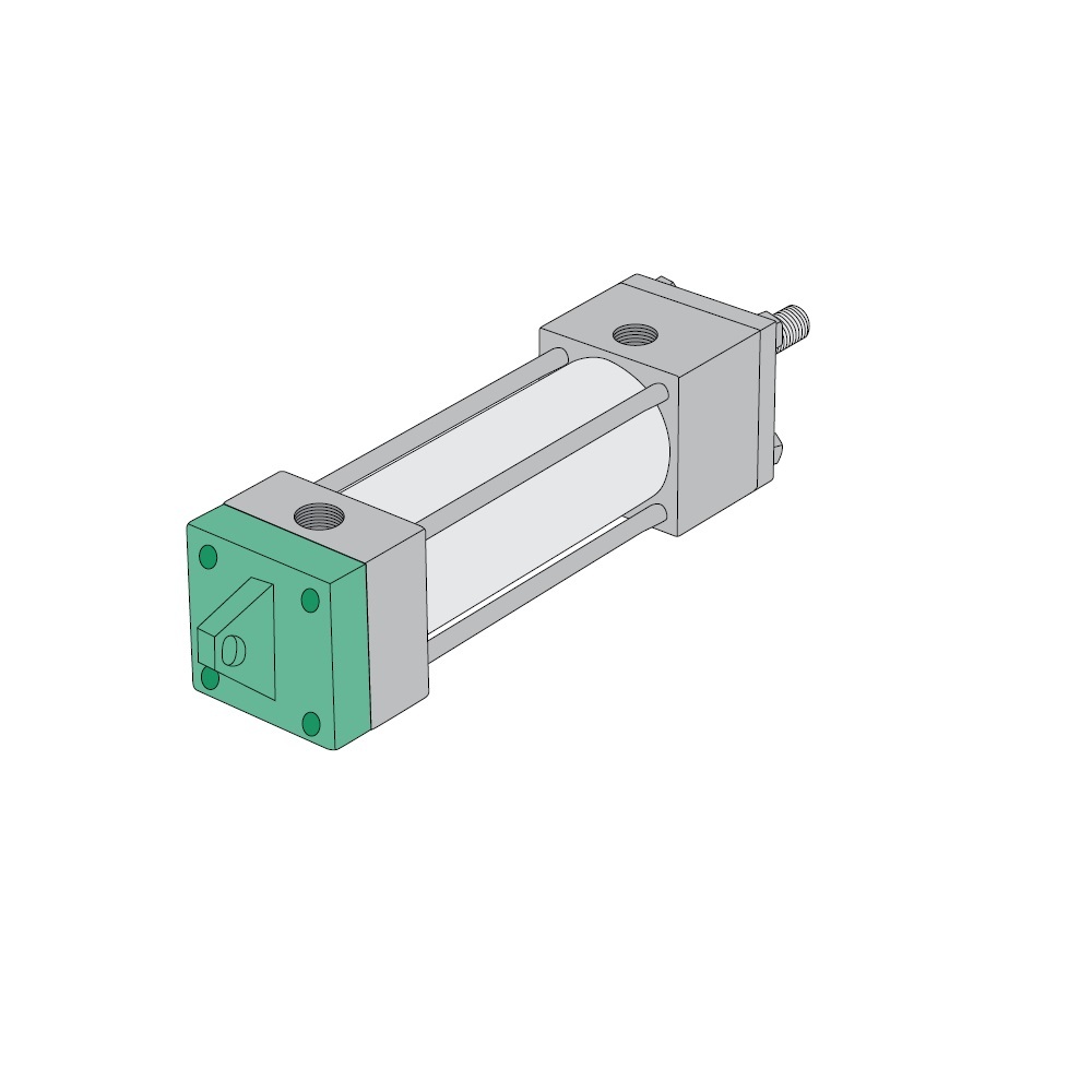 P4AK-07A1H-YAA0 NUMATICS/AVENTICS NFPA CYLINDER/ROD LOCK A SERIES 1 1/2" BORE 7" STROKE, DETACHABLE EYE, H/C CUSH